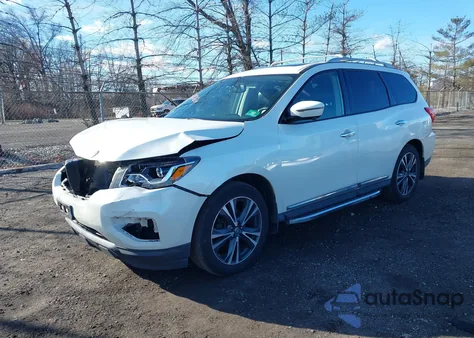 2018 Nissan Pathfinder Platinum from USA, damaged, VIN 5N1DR2MM9JC650764